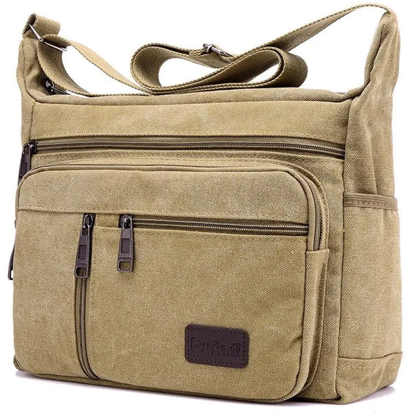 Canvas messenger bag