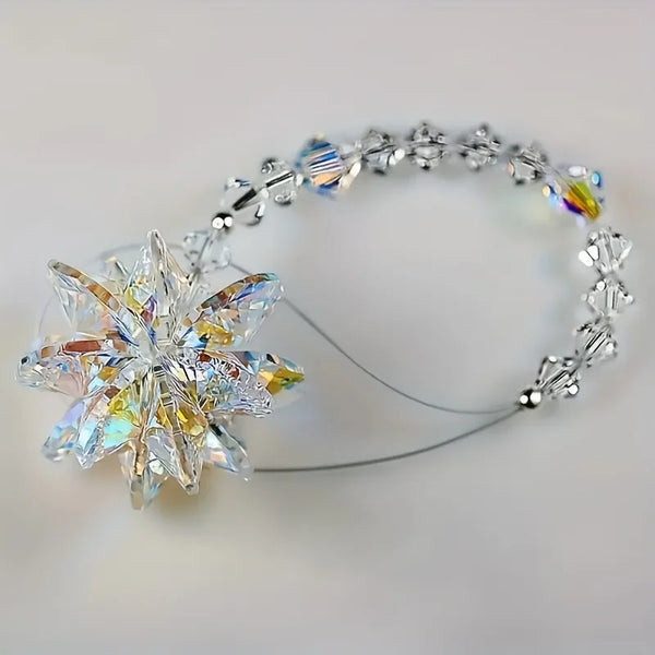 1PC Sparkling Glass Suncatcher Crystal Star Hanging Ornament for Window & Office Decor - Ideal Anniversary Gift for Her/Him