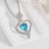 Elegant Style Heart shaped Pendant Necklace Hollow Design Mother's Day Gift Party Suitable for Best Friends Without Box