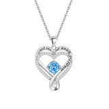 Elegant Style Heart shaped Pendant Necklace Hollow Design Mother's Day Gift Party Suitable for Best Friends Without Box