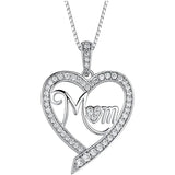 Elegant Style Heart shaped Pendant Necklace Hollow Design Mother's Day Gift Party Suitable for Best Friends Without Box