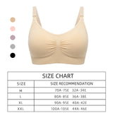 Seamless wire-free nursing bra