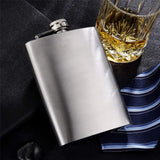 Stainless steel hip flask