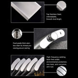 Stainless steel hip flask