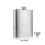 Stainless steel hip flask – 7oz (about 200ml)