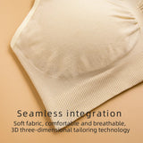 Seamless wire-free nursing bra
