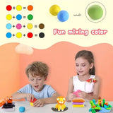 36-colour air-dry modelling clay set