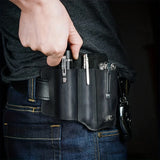 Leather multi-tool belt holster