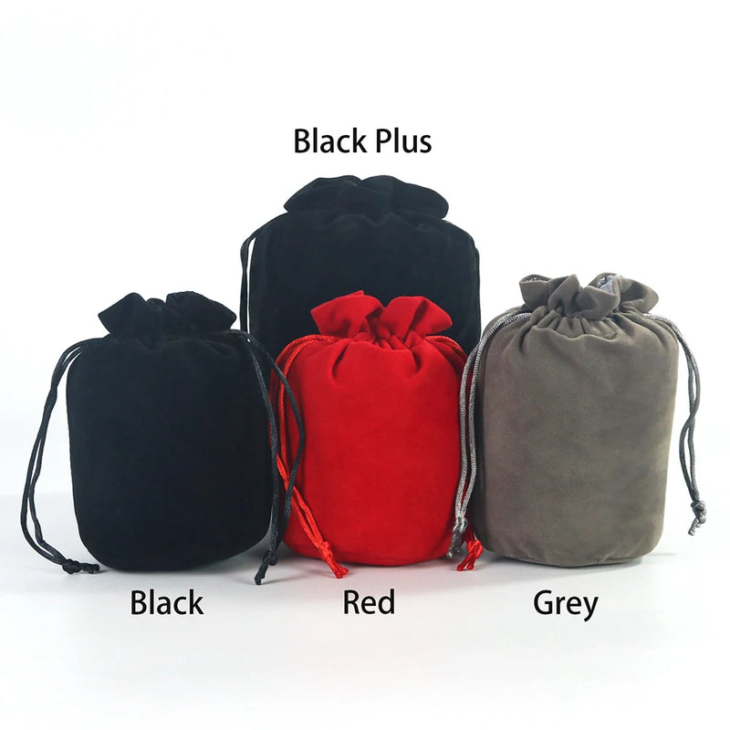 Velvet drawstring dice bag