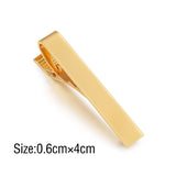 Classic tie clip – Gold / Medium