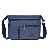 Canvas messenger bag – Navy
