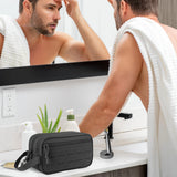 Black tactical toiletry bag
