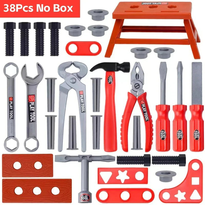 Kids pretend tool set – 38 pieces