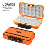 Waterproof fishing tackle box – Large / Orange