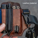 Leather multi-tool belt holster