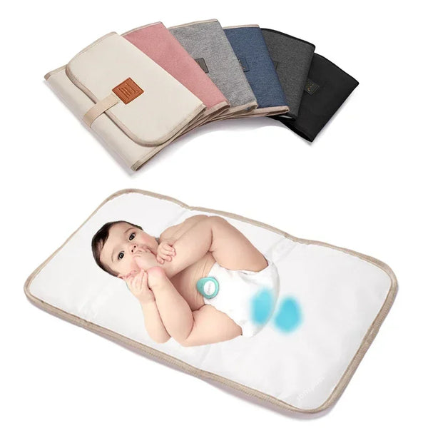 Foldable baby changing mat
