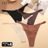 Seamless thong four pack
