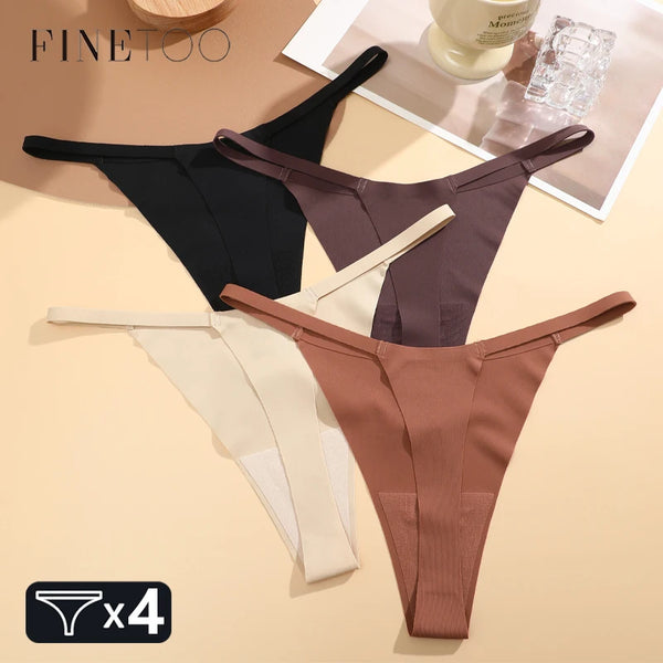 Seamless thong four pack