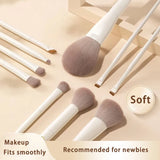 Twelve piece makeup brush set