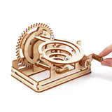 Wooden marble run model kit