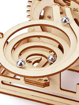 Wooden marble run model kit