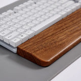 Solid wood keyboard wrist rest