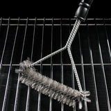Heavy-duty BBQ grill brush