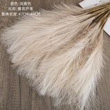 Faux pampas grass in a vase – Off-White