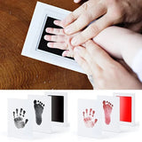 Clean-touch baby hand and footprint ink kit