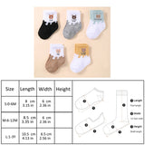 Baby ankle socks five pairs