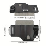 Leather multi-tool belt holster