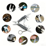 Folding stainless steel multi-tool