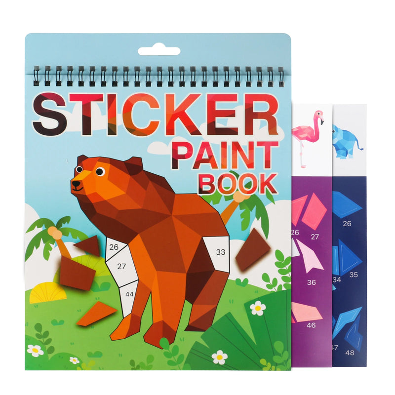 Sticker by number activity book