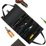Canvas roll-up tool organiser