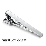Classic tie clip – Silver / Long