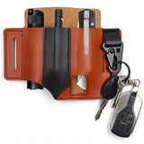 Leather multi-tool belt holster – Light Brown