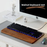 Solid wood keyboard wrist rest