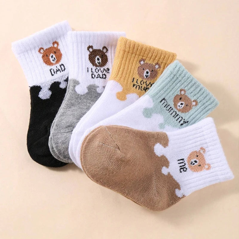 Baby ankle socks five pairs