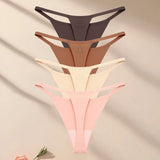 Seamless thong four pack – Nude & Blush Mix / XS