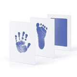 Clean-touch baby hand and footprint ink kit – Light blue