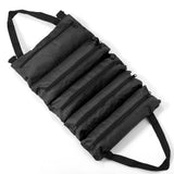 Canvas roll-up tool organiser