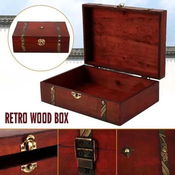Vintage wooden keepsake box