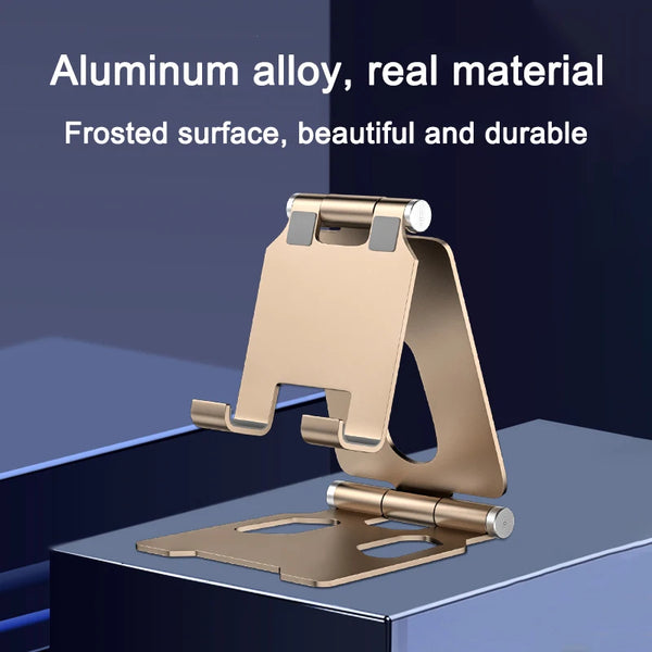 Folding aluminium phone stand