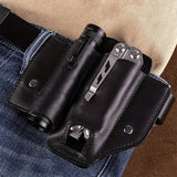 Leather multi-tool belt holster