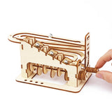 Wooden marble run model kit
