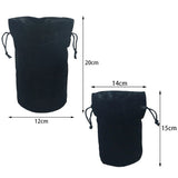 Velvet drawstring dice bag