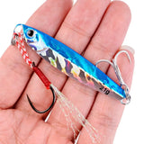 Metal jig fishing lures