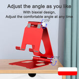 Folding aluminium phone stand