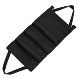 Canvas roll-up tool organiser – Black