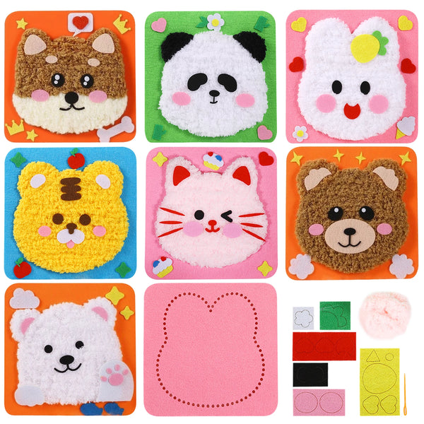 Kids punch needle craft kit